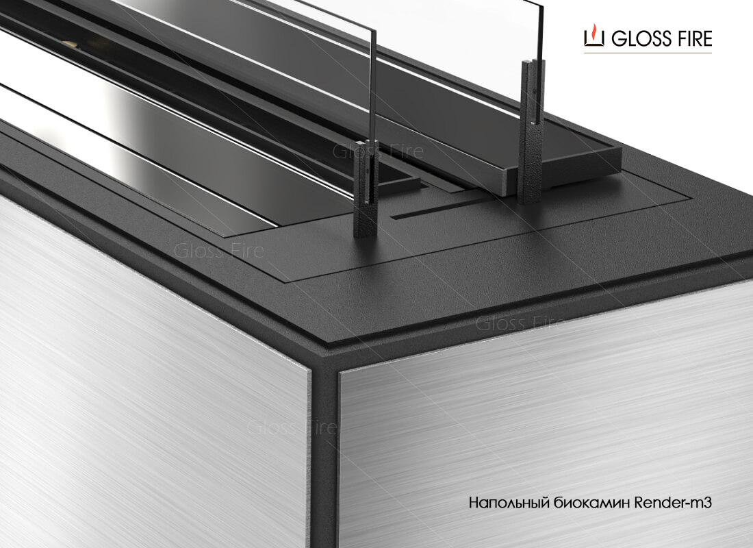 Напольный биокамин Render-m3 по цене 94 400 руб.