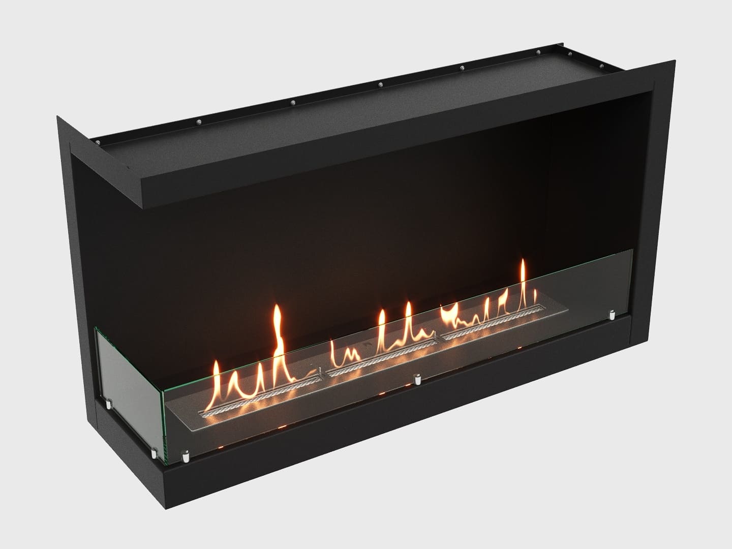 Встроенный биокамин Lux Fire Угловой 1155 М (левый угол) по цене 76 890 руб.