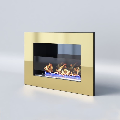 Биокамин "Русский огонь" Барокко 650V встраиваемый с защитным и декоративным стеклом