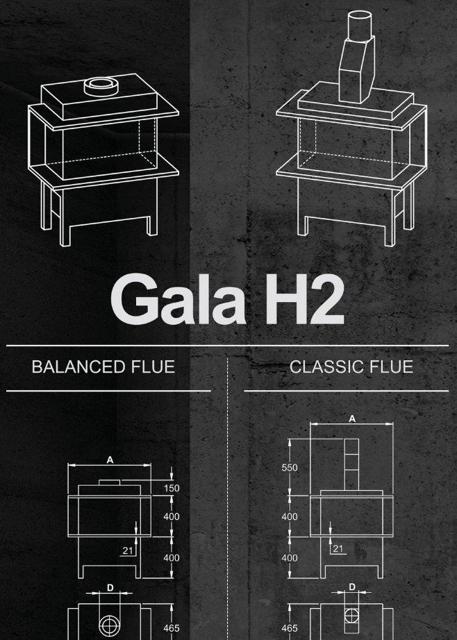 
Газовая топка Vero Design GA 3 H2