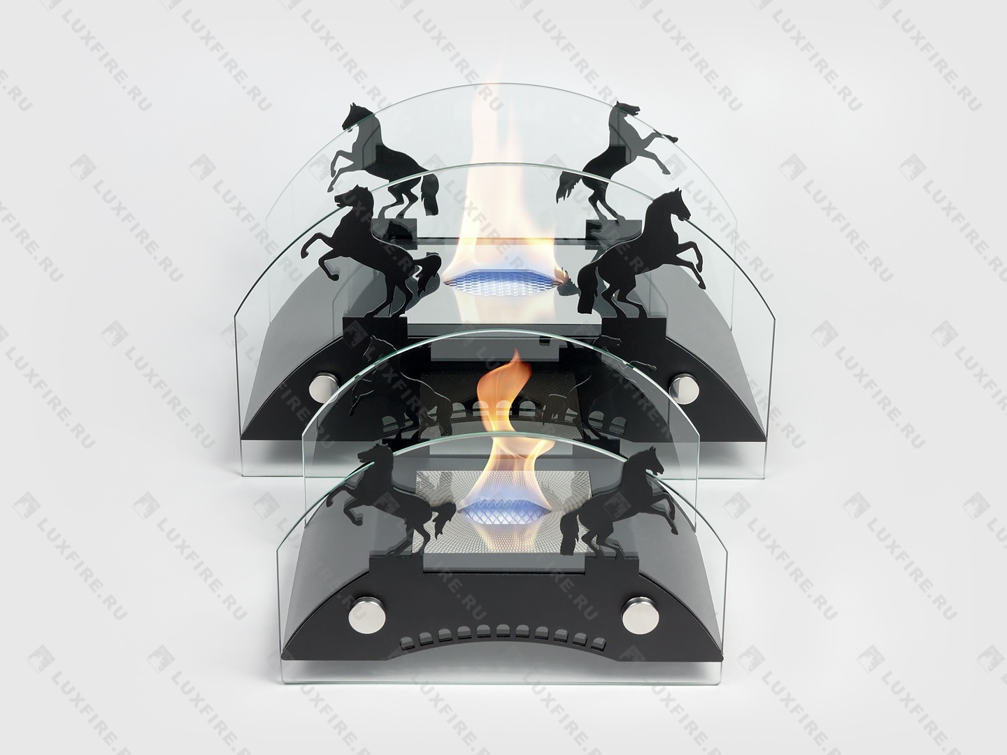 Настольный биокамин Lux Fire "Графский мост" S (черный) по цене 14 641 руб.