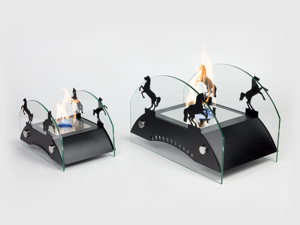 Настольный биокамин Lux Fire "Графский мост" S Чёрный по цене 14 641 руб.