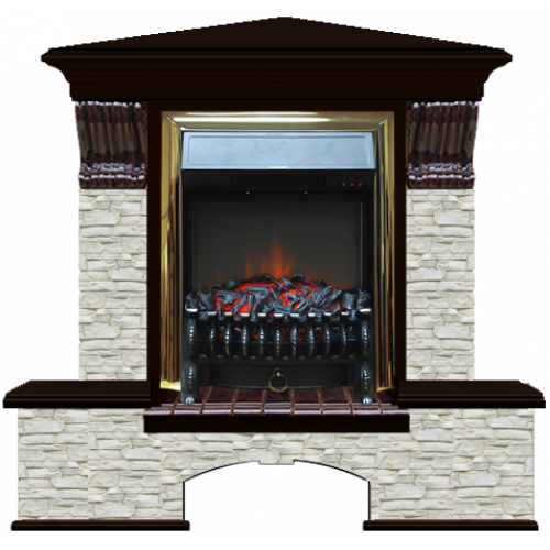 Бостон К Грот однотонный угловой (венге)+Fobos Brass