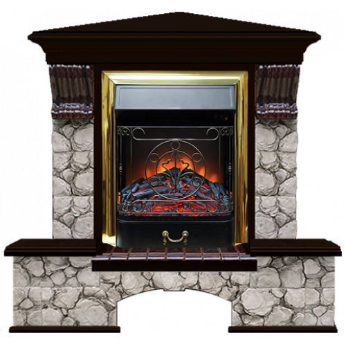 Бостон К Карелия угловой (венге)+Majestic Brass