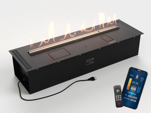 Автоматический биокамин Lux Fire Smart Flame 900 RC Black