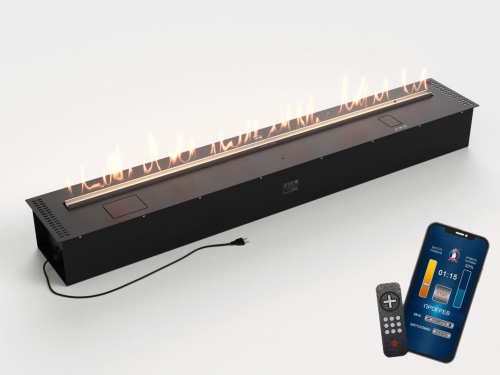 Автоматический биокамин Lux Fire Smart Flame 1700 RC Black