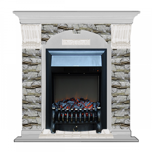 Арочный Алтай (беленый дуб)+Fobos Black