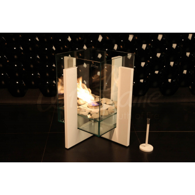 Биокамин Art Flame QUADRO WHITE
