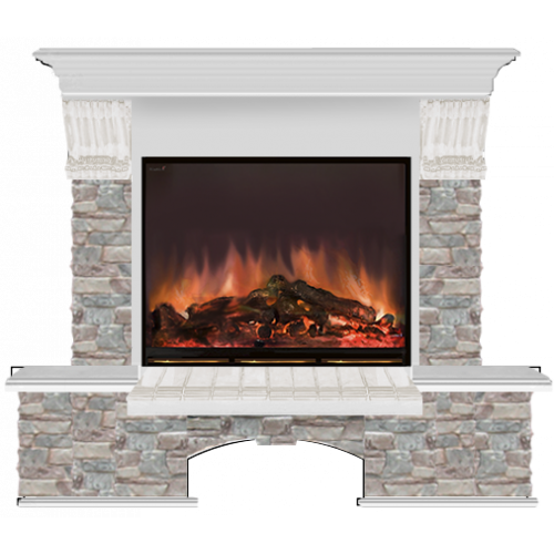 Бостон Грот цветной (беленый дуб)+Arte 23