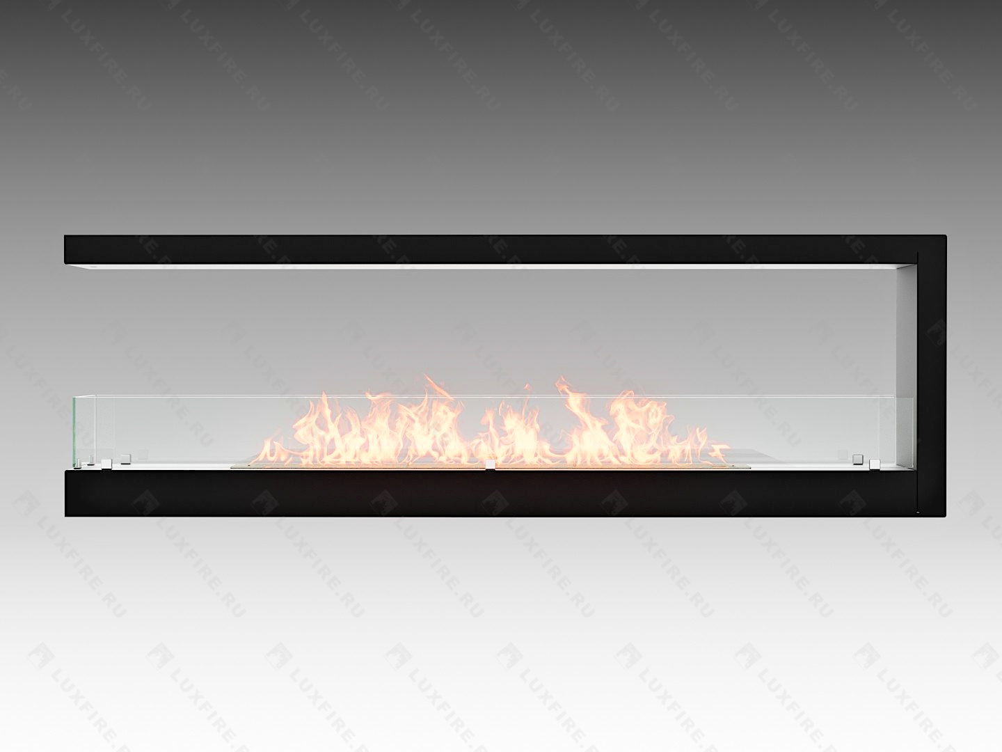Встроенный биокамин Lux Fire Торцевой 1500 S по цене 71 390 руб.