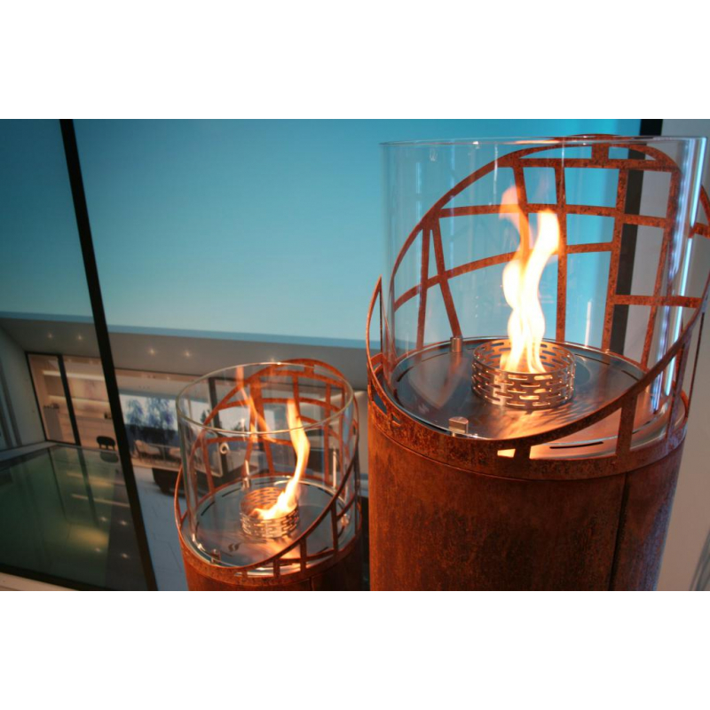 Механический напольный биокамин Decoflame Dubai Round по цене 177 000 руб.