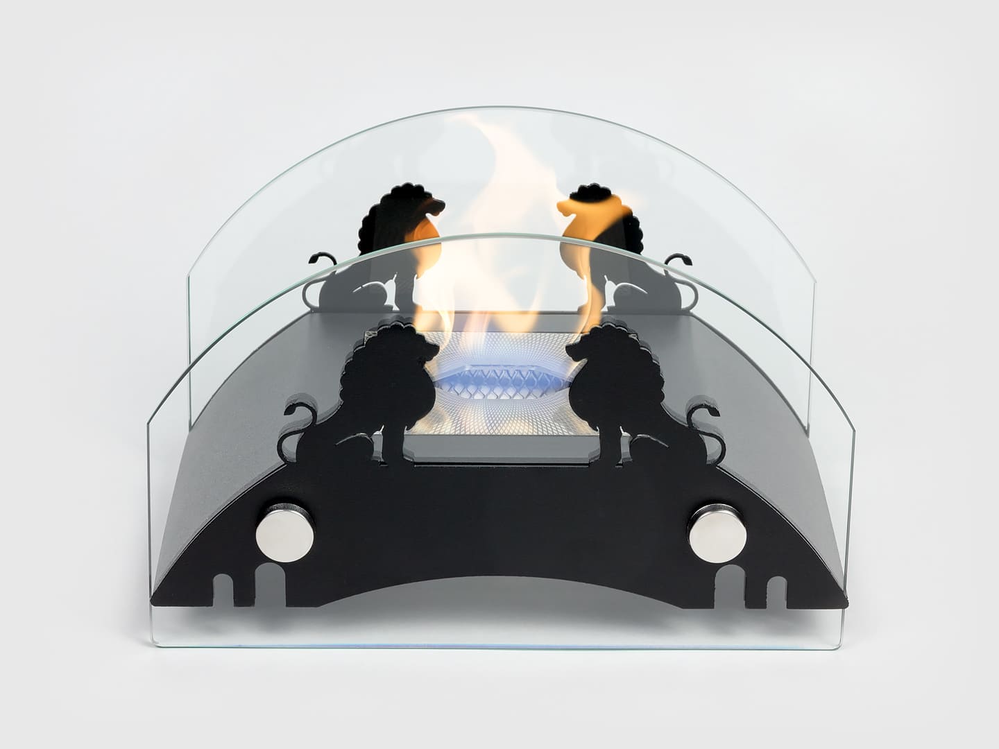 Настольный биокамин Lux Fire "Царский мост" S Чёрный по цене 9 990 руб.