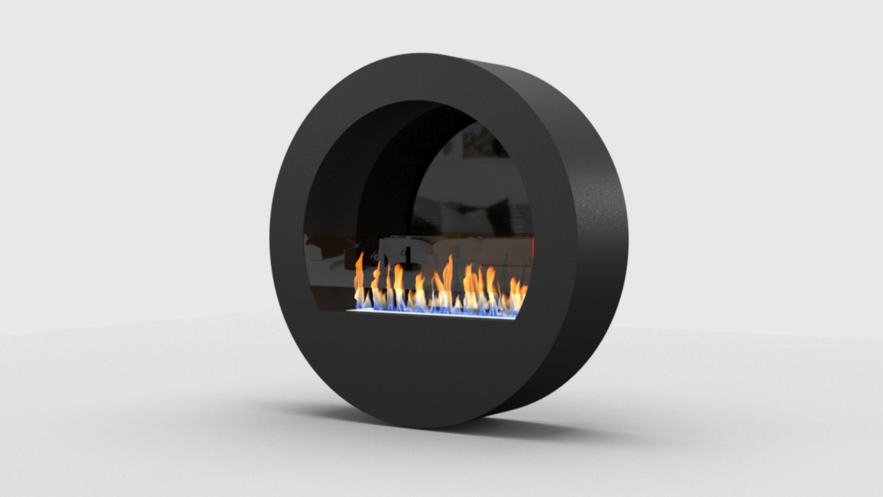 Биокамин "Русский огонь" Сансет чёрный по цене 32 450 руб.