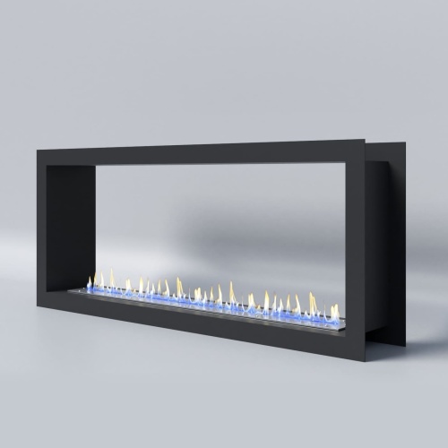 Биокамин "Русский огонь" Честер Сквозной 1200 встраиваемый