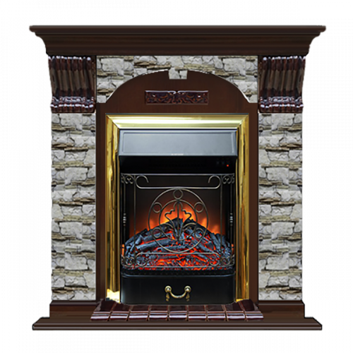 Арочный Алтай (дуб)+Majestic Brass