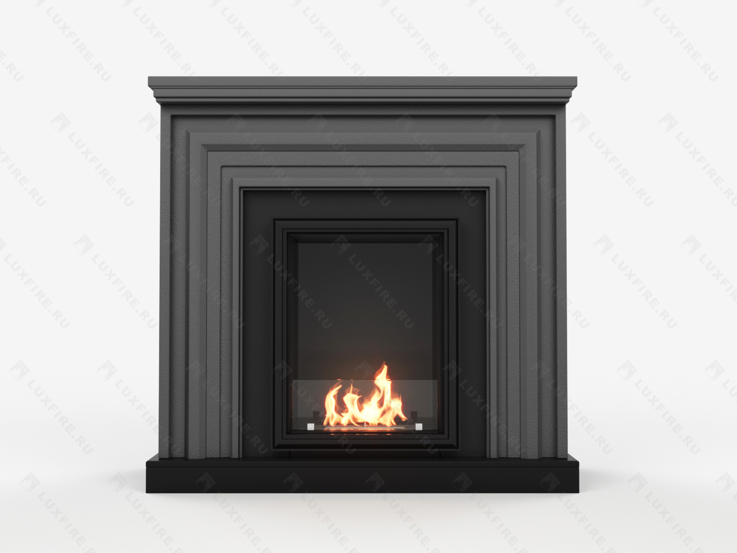 Биокамин Lux Fire с порталом Сокол 24, графит по цене 105 907 руб.
