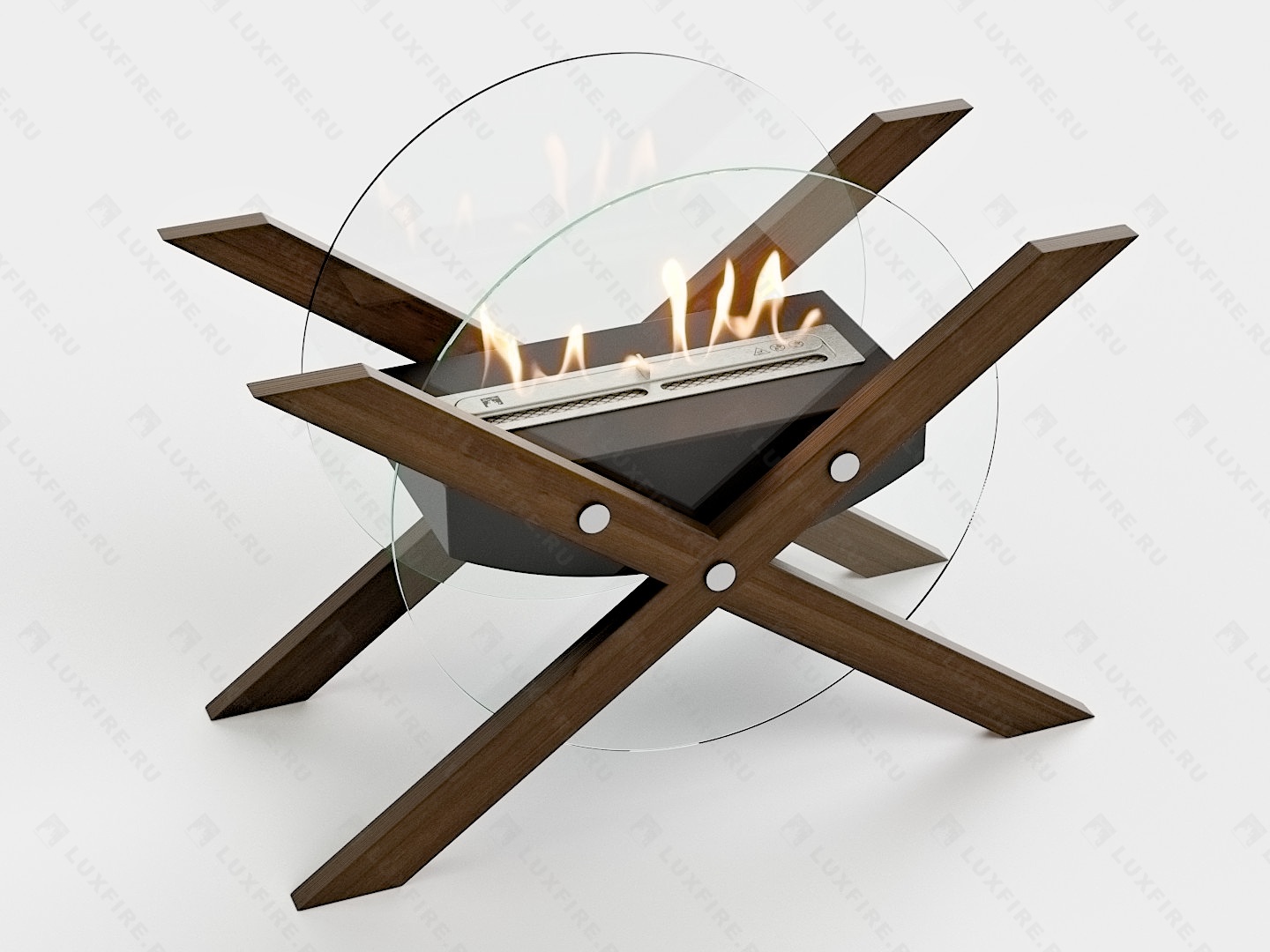 Напольный биокамин Lux Fire "Робинзон" по цене 53 680 руб.