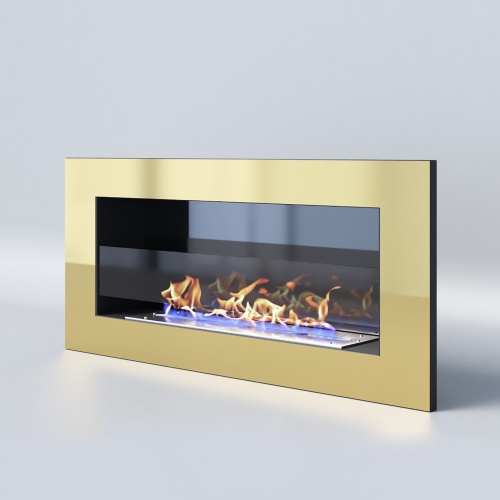 Биокамин "Русский огонь" Барокко 900V встраиваемый с защитным стеклом