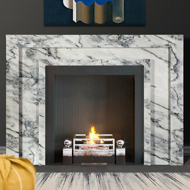 Биокамин Bioteplo Сохо из мрамора