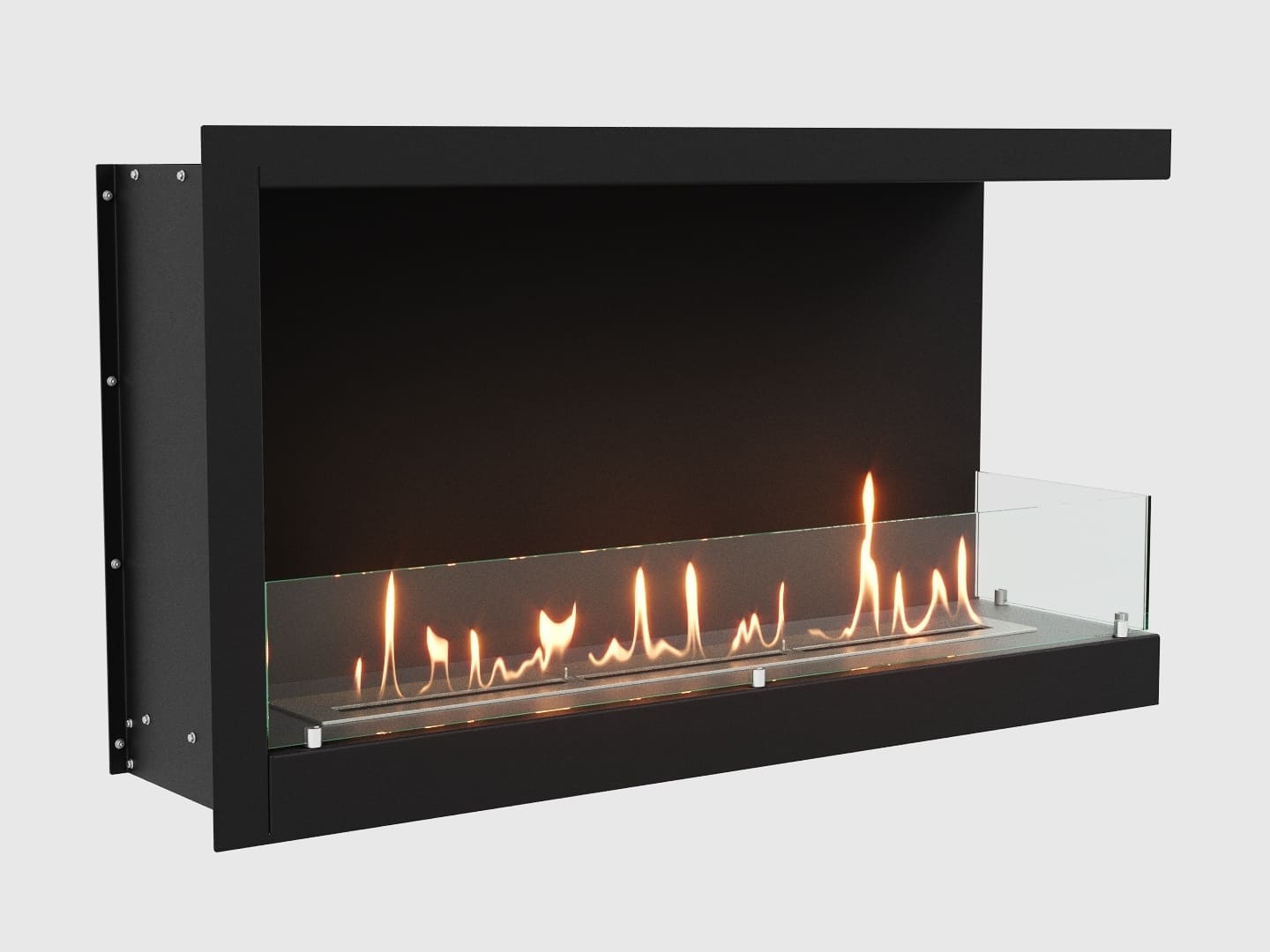 Встроенный биокамин Lux Fire Угловой 1155 М (правый угол) по цене 76 890 руб.