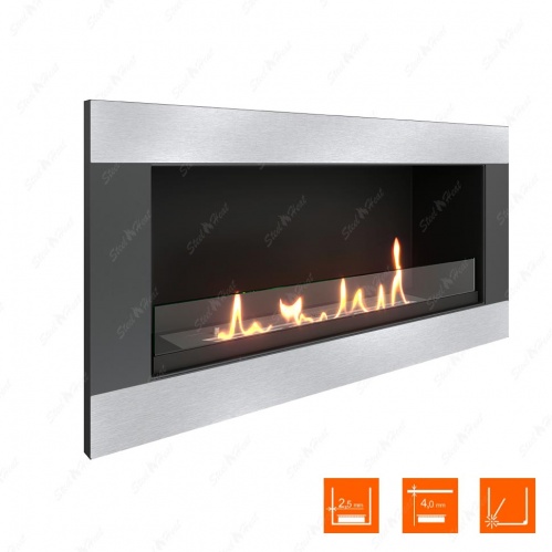 Биокамин SteelHeat ONE-H 800 стекло