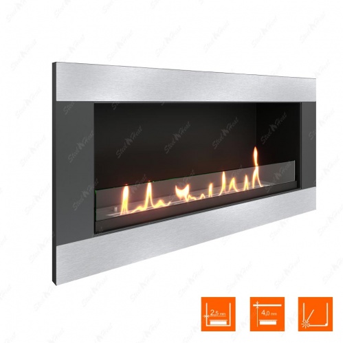 Биокамин SteelHeat ONE-H 800 XL стекло