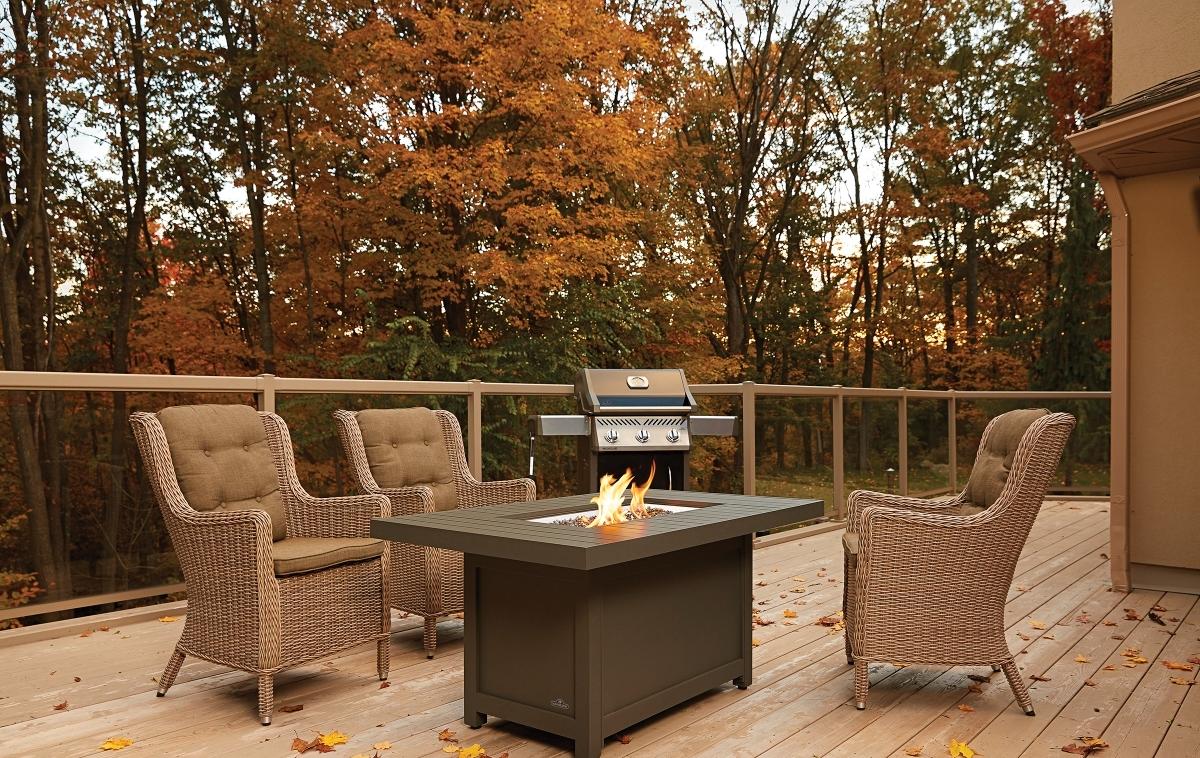 Стол-камин газовый NapoLEOn Victorian 127х82 см