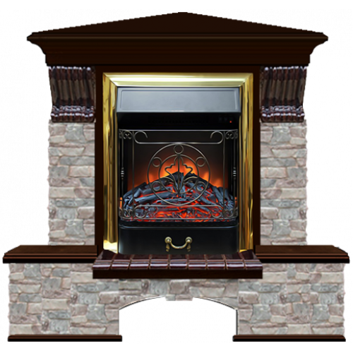 Бостон К Грот цветной угловой (дуб)+Majestic Brass