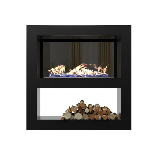 Биокамин "Русский огонь" Лобби 1300 встраиваемый с защитным стеклом