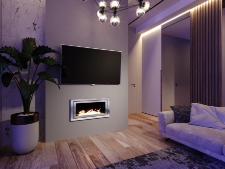 Биокамин "Русский огонь" Стенли 800V встраиваемый по цене 30 400 руб.