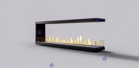 Встраиваемый биокамин / торцевой сквозной очаг 1100 (SappFire) по цене 52 000 руб.