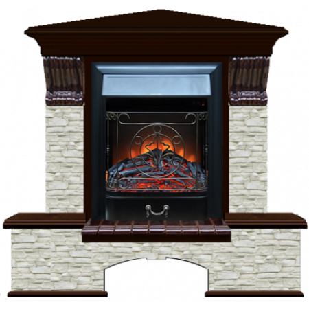 Бостон К Грот однотонный угловой (дуб)+Majestic Black