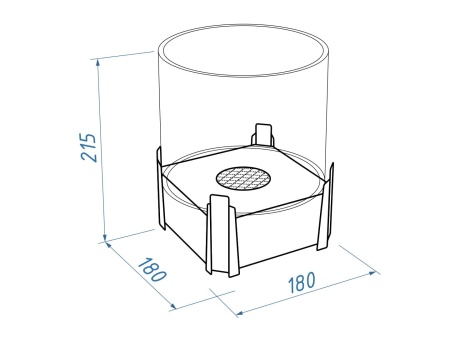 Настольный биокамин Lux Fire &quot;Лев&quot; Чёрный по цене 15 000 руб.