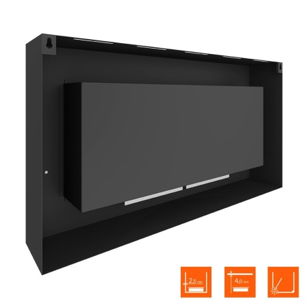 Биокамин SteelHeat WALL GRAND 1200 LITE черный, стекло по цене 41 160 руб.