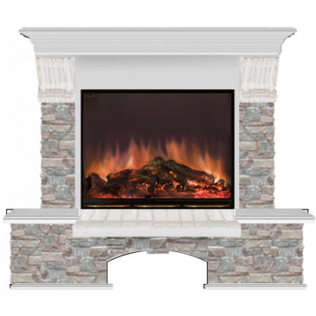 Бостон Грот цветной (беленый дуб)+Arte 23