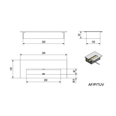 Биокамин Kratki AF стальной, TUV по цене 