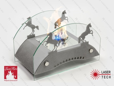 Настольный биокамин Lux Fire "Графский мост" М (серебро) по цене 19 602 руб.