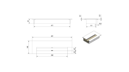 Биокамин Kratki CHARLIE TUV сатин по цене 