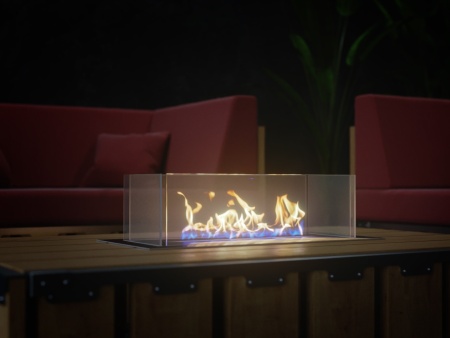 Встроенный биокамин Lux Fire Модуль 600 (2020) по цене 75 625 руб.