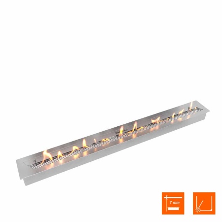 Биокамин SteelHeat WALL  LONG 1500 черный, стекло, стемалит по цене 78 120 руб.